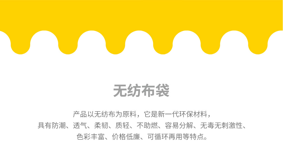 攀枝花市无纺布袋常用类型